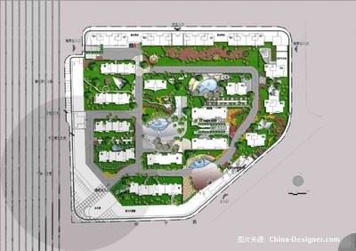 lh清河總平面-彩平》-設(shè)計師:魏思滔。設(shè)計師家園-魏氏室內(nèi)設(shè)計創(chuàng)意機構(gòu) .